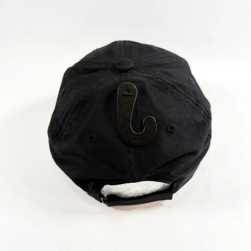 adidas Originals Relaxed Modern Trefoil Hat Black Strapback Cap NWT BH4547